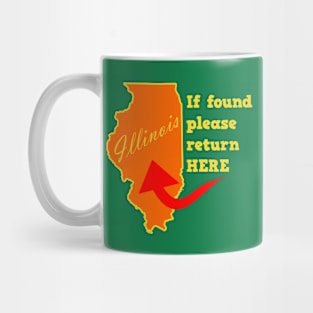 If Found Return To Illinois Mug